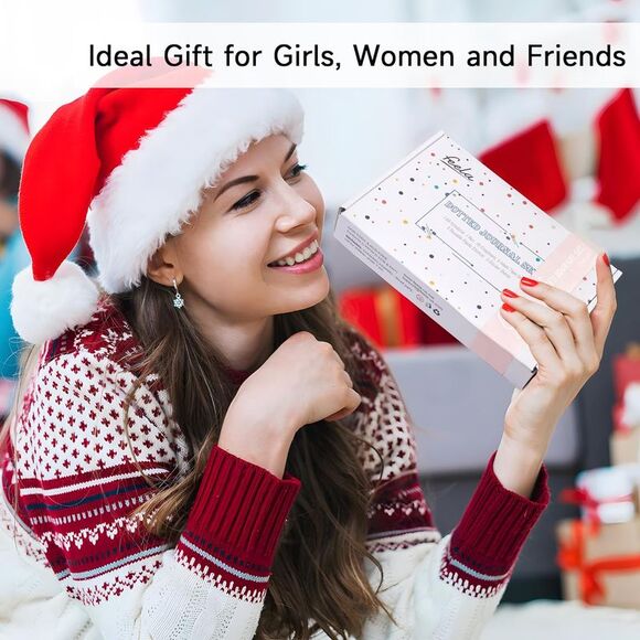 Dotted Journal Kit, Dot Grid Journal Hardcover Planner Notebook Set for Beginner - Picture 7 of 12